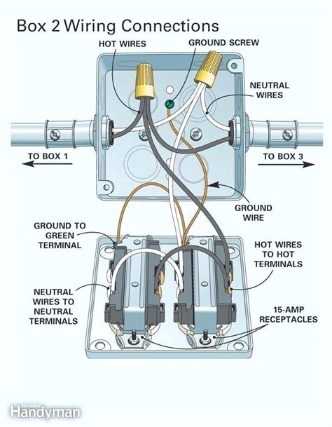 2 gang box wiring diagram